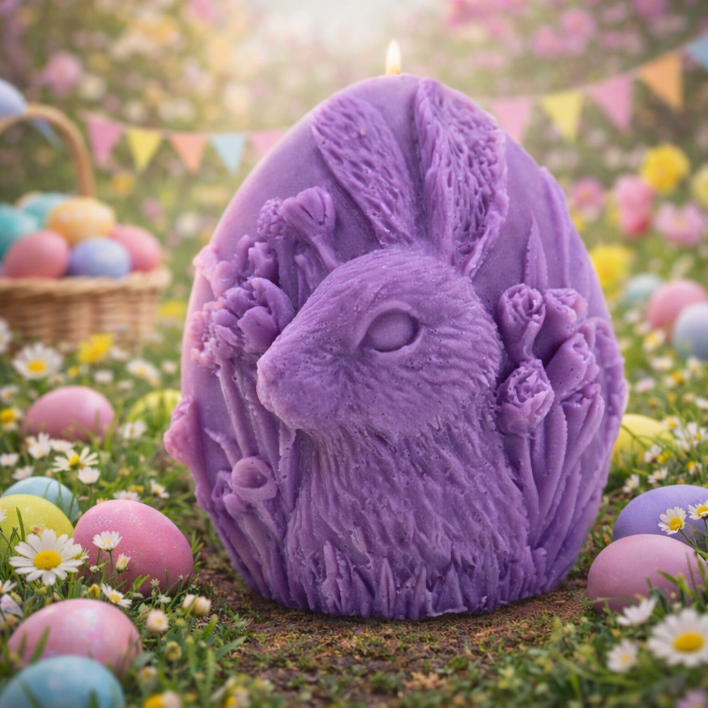 Floral Bunny Egg